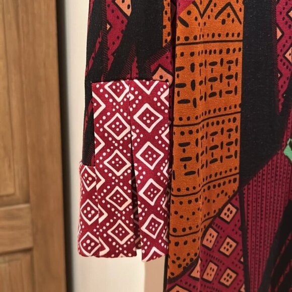 DIANE VON FURSTENBERG 10 rose shirt dress print - Picture 7 of 10